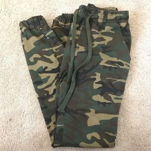 Camo joggers